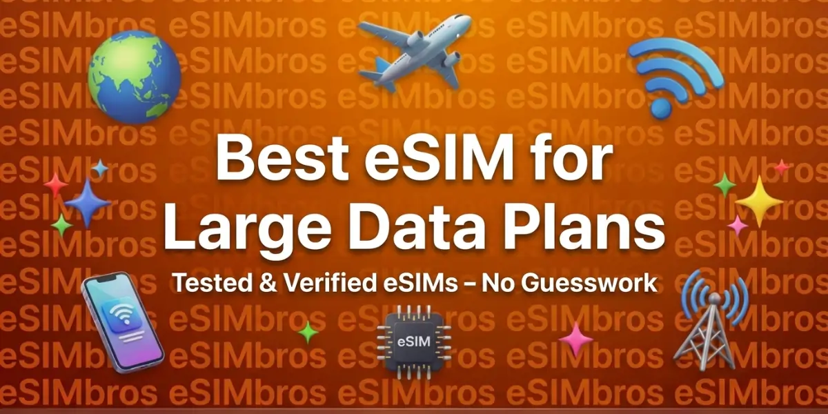 Best eSIM for Large Data Plans