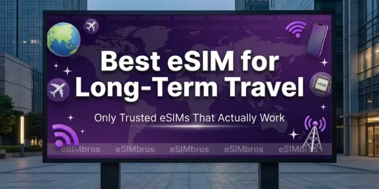 9 Best eSIM for Long-Term Travel 2026 | 90 to 365 Days