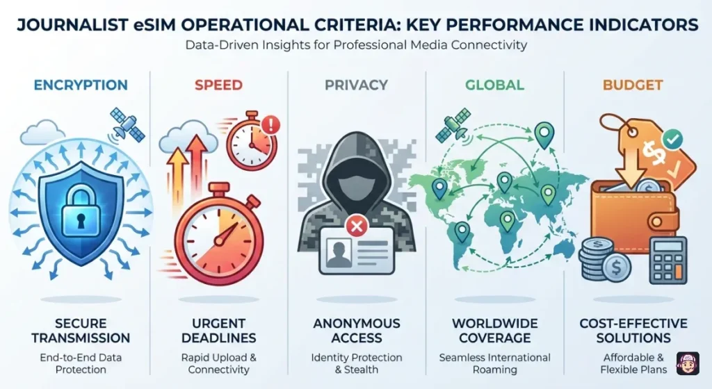 Key Performance of eSIM for Journalists