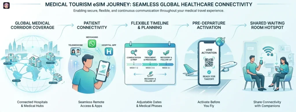 Medical Tourism eSIM Journey