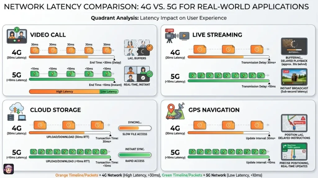 Network Latency Comparison