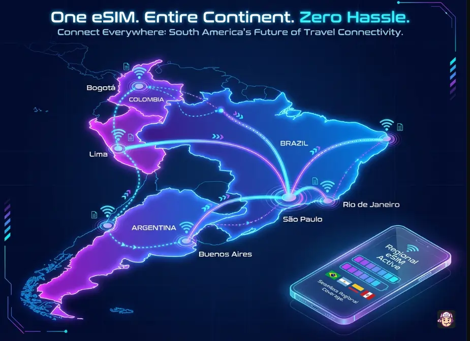 Seamless Connectivity of South America eSIM