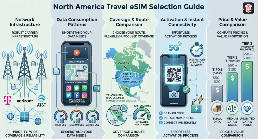 Tips to Select an eSIM for North America