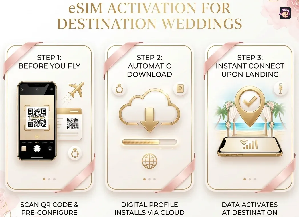 eSIM Activation for Wedding Abroad