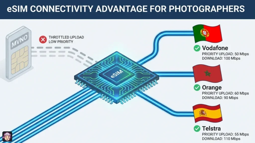 eSIM Connectivity Advantage for Photographers