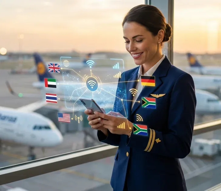eSIM for Flight Attendants